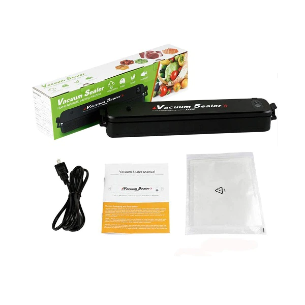 Aparat de sigilat si vidat Vacuum Sealer, 220V, 90W, negru