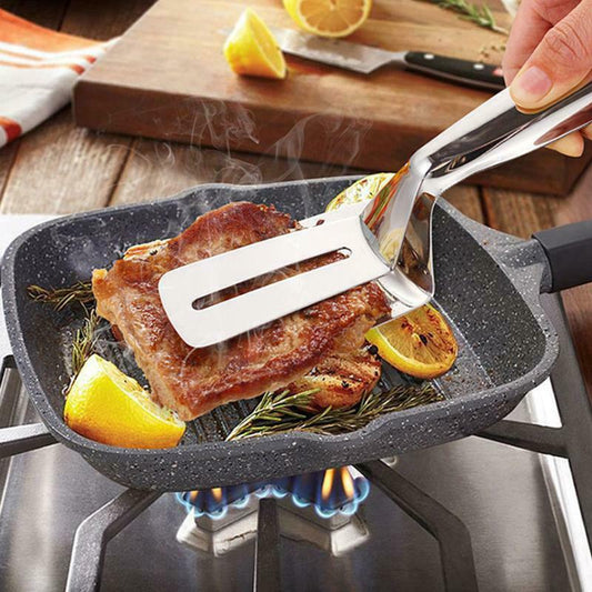 Cleste multifunctional pentru gatit, din inox, 3 in 1