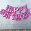 Set baloane folie Flippy, Happy Birthday, 40 cm, roz