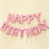 Set baloane folie Flippy, Happy Birthday, 40 cm, roz deschis