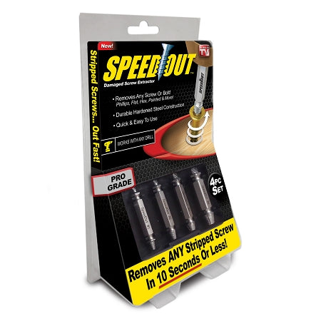 SET 4 CAPETE EXTRACTOARE PENTRU SURUBURI SPEED OUT