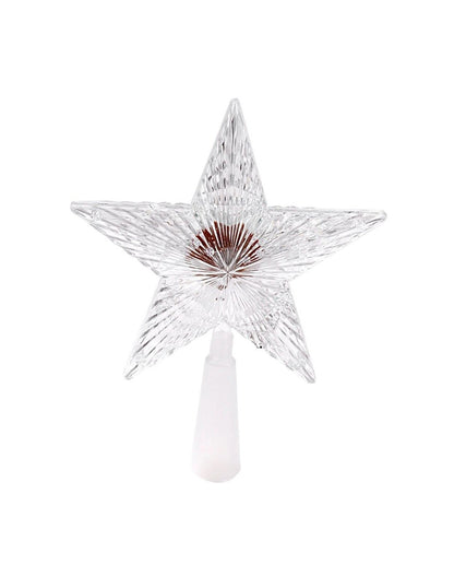 Stea cu LED pentru varful bradului, multicolor, 10/15 LED