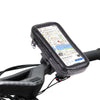 Suport husa telefon mobil Flippy pentru bicicleta si motocicleta, rezistent apa si socuri, touchscreen, 360 rotativ, negru, marime L ≤ 5.5 inch