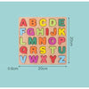 Tabla Montessori, Flippy, din Lemn, Educatie Timpurie Alfabet, 26 Litere Lemn, +18 Luni, 20 x 20 cm, Vopsea pe Baza de Apa, Multicolor
