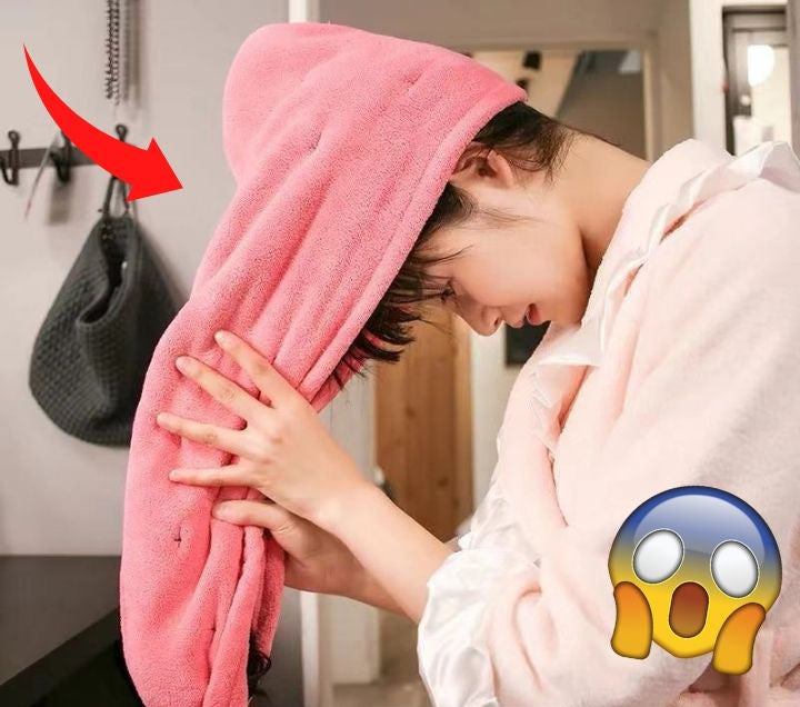 Prosop absorbant pentru uscarea parului TowelBand
