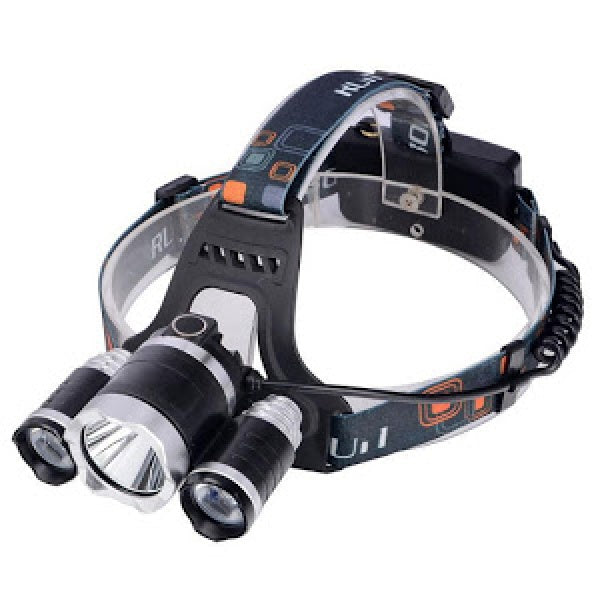 Lanterna frontala de cap, 80W, reglabila, 3 moduri de iluminare, rezistenta la apa