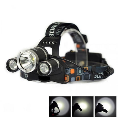 Lanterna frontala de cap, 80W, reglabila, 3 moduri de iluminare, rezistenta la apa