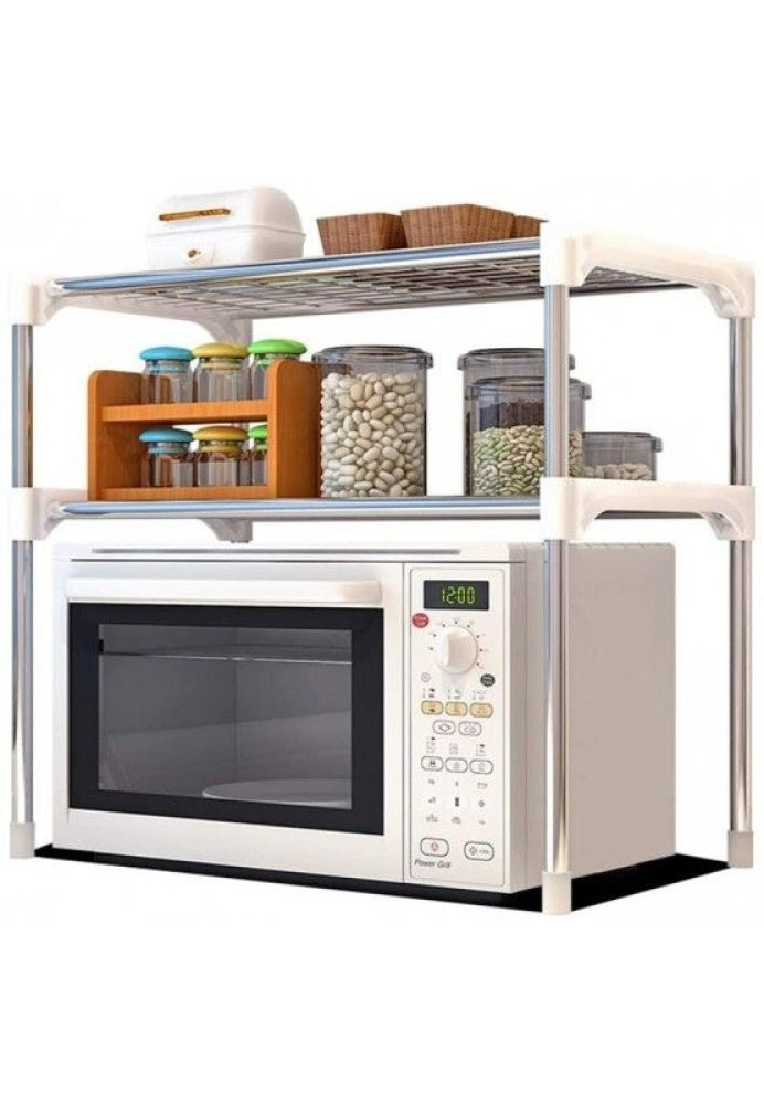 Suport organizator cu 2 rafturi, telescopic si multifunctional