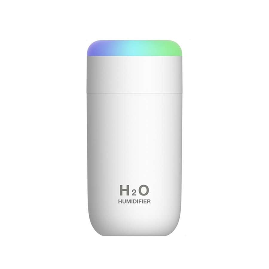 Umidificator H20 cu difuzor de aroma, culori RGB, Alb