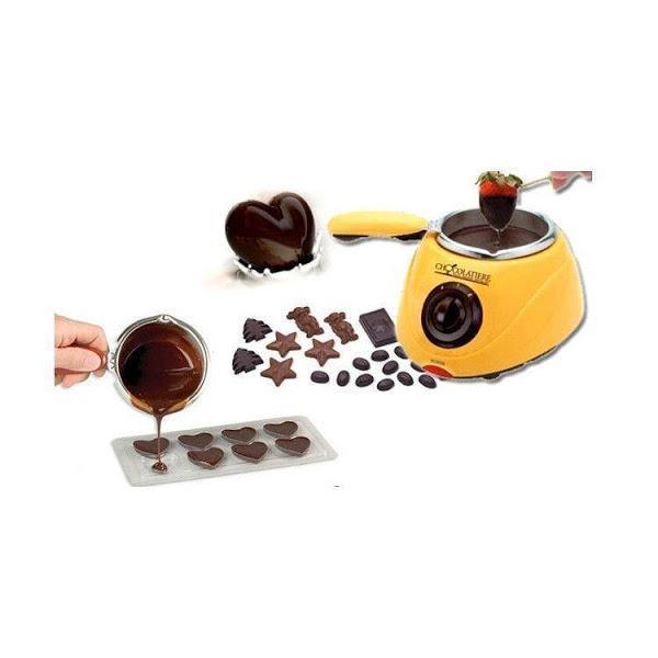 Aparat electric pentru topit ciocolata + Set Fondue - Chocolatiere