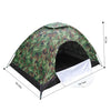 Cort camping 2 persoane Army, 200 x 150 x 110 cm, plasa insecte si filtru UV