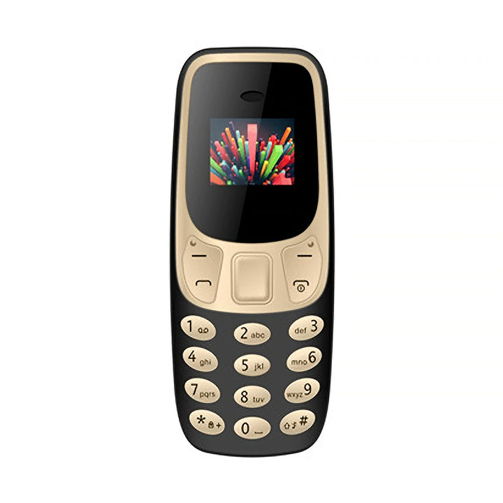 Mini telefon mobil, Dual SIM, OLED, 7 cm, 30 grame, 350mAh, BM10