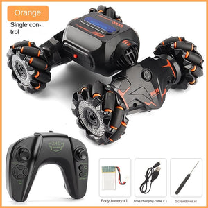 Masina de cascadorii cu control prin gesturi, ceas si telecomanda, rotire la 360 grade