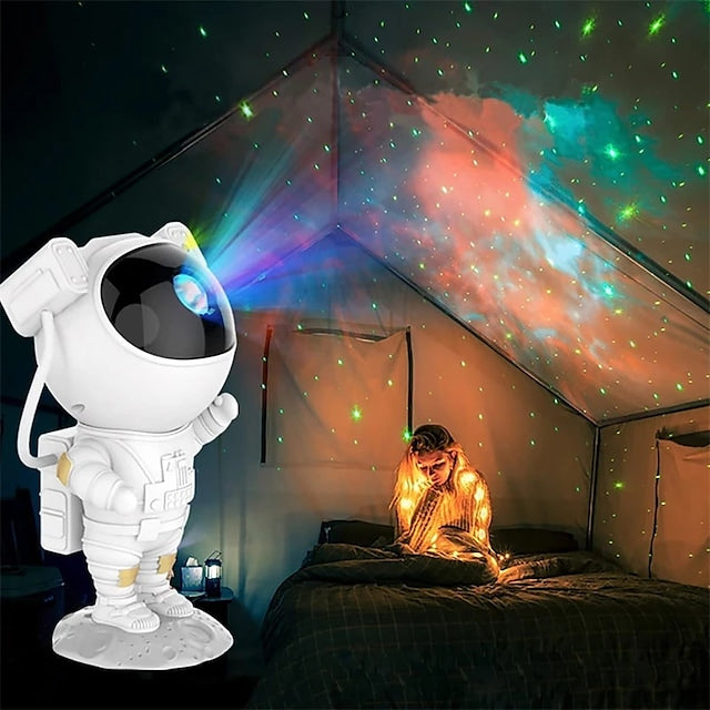 Lampa LED cu proiector ASTRONAUT, cer instelat, multicolor
