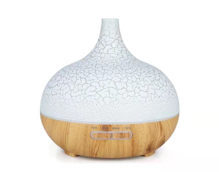 Difuzor Aromaterapie cu telecomanda, stejar, 550 ml